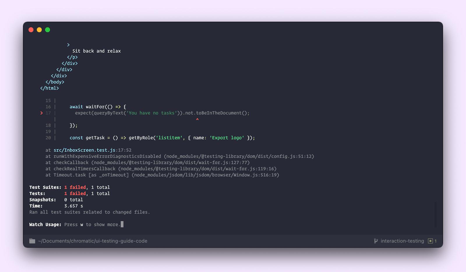 How to test component interactions