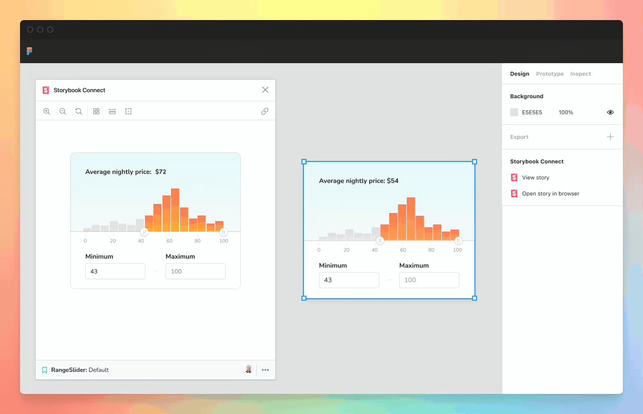 Interact with embedded stories in Figma