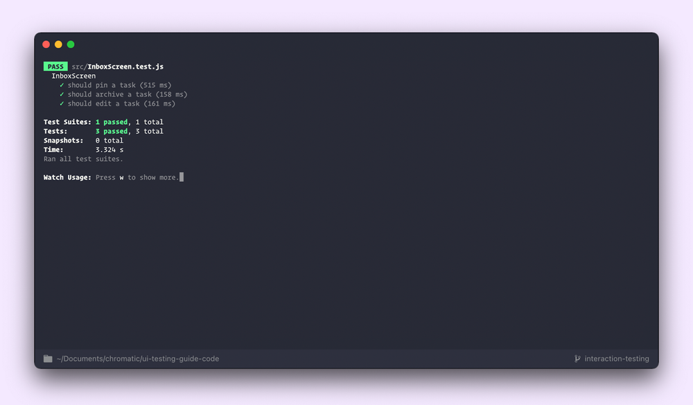 How to test component interactions
