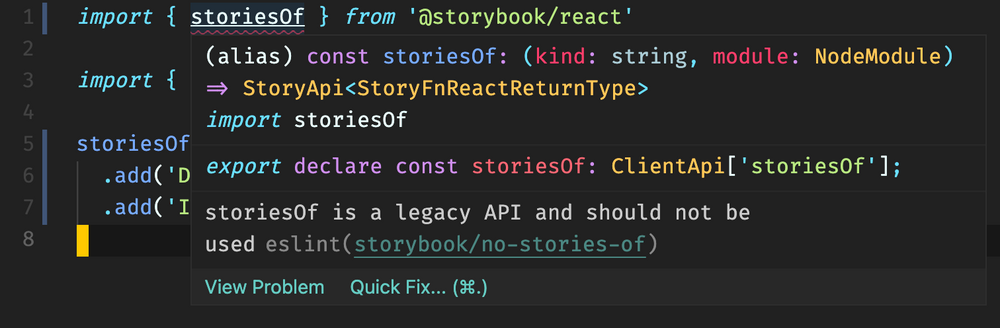 How to use Storybook with ESLint